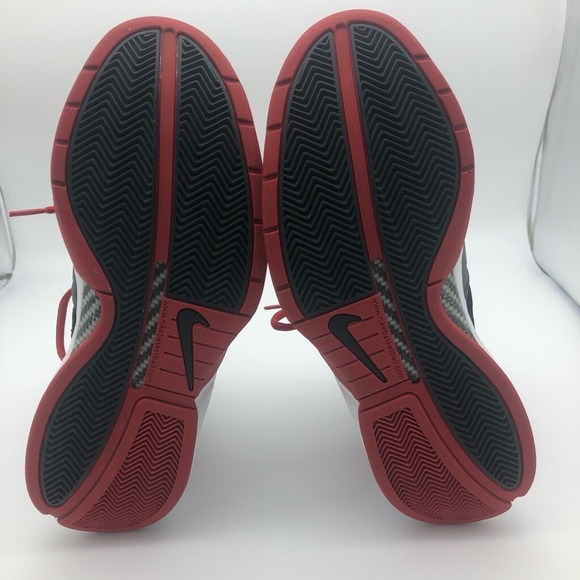 Nike‎ Mens Athletic Shoes Multicolor Black Lace Up Hook & Loop Sneakers 8.5M